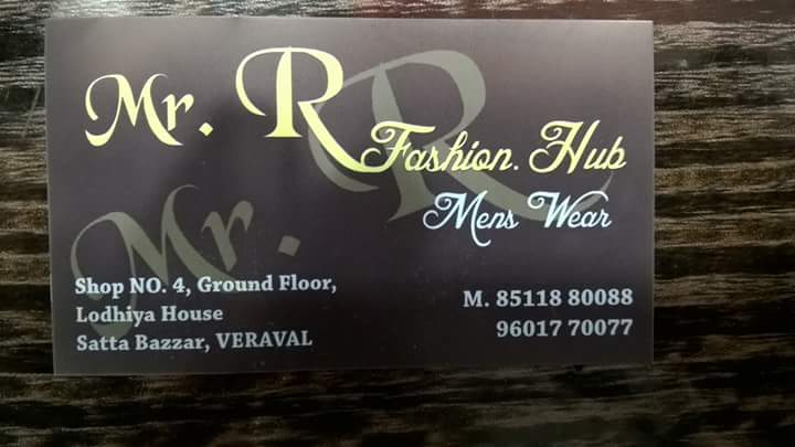 MR. R  FASHION HUB